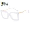Gafas de moda OL modernas personalizadas Especial lisas para comercio exterior transfronterizo gafas simples hermosas con incrustaciones de diamantes gafas anti luz azul