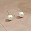 Zapatos de Tacón Versátiles de Lujo Ligero, Pendientes de Perlas Swarovski con Fuerte Brillo, Sensación Elegante y de Alta Gama, Pendientes de Botón, Ganchos para Orejas y Colgantes para Orejas Populares en Internet