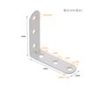 Ángulo de hierro código triángulo 90 grados ángulo recto retenedor tablero de madera conector pieza hierro l soporte refuerzo hardware t