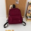 Mochila Escolar para Estudiantes Nueva Color Sólido Universidad Mochila Combinable Estilo Coreano Ins Mochila Escolar para Estudiantes Ligera para Viajes