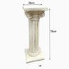 Adereços de estrada de casamento de estilo europeu ao ar livre coluna quadrada de gesso romana suporte de flores base de vaso de flores ornamentos decorativos de chão