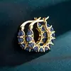 Pendientes de Diamante Completo Super Brillantes en Forma de U para Mujer, Moda Transfronteriza Sudamericana de Venta Caliente, Estilo Simple, Hebilla de Oreja, Pendientes al por Mayor