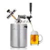 Barril de Aço Inoxidável 304 para Segunda Fermentação de Cerveja Artesanal, Barril de Transferência para Entrega de Cerveja Caseira, Dispensador Automático de Cerveja com CO2, Pistola de Cerveja para Bar