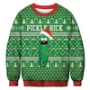Playeras de Pareja Navideñas con Estampado de Vaca, Ropa de Fiesta y Vacaciones Europea y Americana, Sudadera Casual Unisex Holgada de Cuello Redondo