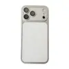 Adequado para Capa de Celular Iphone17Promax PU Galvanizado Fosco Capa Macia Apple 17Air Vem com Película para Lente 16