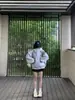 Sudadera con capucha de marca de tendencia retro simple japonesa y coreana para mujer, otoño e invierno, estilo coreano, holgada, de terciopelo, para estudiante, chaqueta cárdigan con cremallera