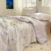 Colcha de Verão Leve e Fresca, Lavável à Máquina, Colcha Fina para Pessoa Solteira, Crianças, Dormitório Estudantil, Colcha de Ar Condicionado, Colcha de Primavera e Outono