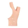Guantes protectores de dos dedos Sebs para uso con ratón y teclado, ajuste elástico suave que alivia la presión, soporte para pulgar y muñeca
