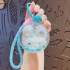 Chaveiro Pingente Coelho de Pelúcia Bola Bobo Desenho Animado Fofo Casal Pingente Boneca Chaveiro de Mochila Escolar Presente