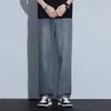 Jeans Tencel Sencillos para Hombre, Pantalones Largos de Pierna Recta Sueltos de Marca de Moda, Versátiles Jeans de Mezclilla Finos Nuevos de Verano para Hombre