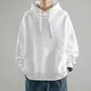 Sudadera con capucha clásica versátil unisex para pareja, color liso, holgada, para primavera y otoño, sudadera con capucha casual de manga larga a la moda