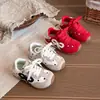 Nueva colección de primavera y otoño de zapatillas de lunares para niñas, a la moda y versátiles, estilo princesa, adecuadas para correr y uso casual, con suela suave y antideslizante, perfectas para estudiantes