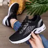 Zapatos de mujer transfronterizos, zapatos casuales nuevos para mujer, zapatillas deportivas de malla tejida, zapatos deportivos de estilo coreano talla grande, zapatos casuales para mujer