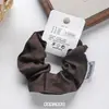 Goma para el pelo de sarga estilo coreano con un toque de alta gama, Accesorio para el pelo de supermercado con código de barras, Banda elástica para coletas