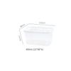 Recipiente de Conservación de Plástico de Grado Alimenticio adecuado Gran Capacidad Cocina Refrigerador Fruta y Verdura Recipiente de Almacenamiento de Granos