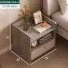 Mesa de noche simple pequeña, gabinete de almacenamiento moderno simple para habitación de alquiler, mini gabinete de almacenamiento doméstico, gabinete de mesita de noche para dormitorio