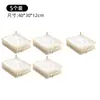 Set de 4 Bolsas de Malla para Almacenamiento de Ropa de Temporada, Bolsas de Almacenamiento para Armario con Asas, Solución de Almacenamiento Transparente