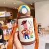 Botella de Agua Térmica Toy Story para Niños, Estudiantes y Uso en Guardería, Botella de Agua Portátil, Buzz Lightyear