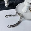 Pulsera simple de metal estilo ins para hombre, moda dominante, cadena de hueso de dragón, tendencia genial, joyería personalizada de regalo