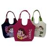 Día del Niño Bolsa de Fieltro Tarjeta Amor Dibujo Animado Bolsa Tote de Fieltro Estudiante Lonchera Compañero de Almuerzo Bolsa de Regalo Moda