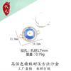 Accesorios de Joyería Transfronterizos Versión Coreana Doble Colgante Ojo del Diablo Goteo de Aceite Aleación Collar Pulsera Pequeño Colgante Colgante Ojo del Diablo