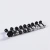 Piercing de aço inoxidável para orelha, unha, rosa, osso de orelha personalizado, unha, microincrustada, zircônia, fundo plano, lábio, unha, perfuração humana, conjunto de 10 peças