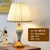 Lámpara de mesa para dormitorio, lámpara de noche, sensación de lujo ligero y alta gama, lámpara de escritorio para dormitorio principal, nuevo chino, medieval, americano, europeo, retro, romántico, lámpara de mesa para boda