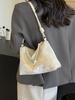 Bolso bandolera de hombro para mujer, estilo chino, estilo nacional, con fideos suaves, de gran capacidad, para el trabajo, de verano 2024