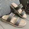 Sandalias y Chanclas Retro de Lujo Ligero Gao Meilun Nuevas para Mujer Chanclas Suaves Chanclas de Playa Chanclas para Mujer