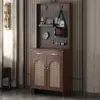 Gabinete de Zapatos Retro de Ratán Entrada de Sala de Estar Agujero Integrado Perchero Taquilla de Almacenamiento para Entrada del Hogar Tablero