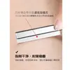 Artículos de fábrica 10 piezas de hoja de decoración de cejas de un solo lado con ranuras de acero inoxidable cuchillo para cejas de maquillador una caja de herramientas de belleza
