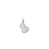 Collar Grande de Calabaza Kirin para Mujer, Versión de Alta Gama, Calabaza Pequeña con Ágata Roja y Nácar Blanco, Chapado en Oro V con Oro Rosa de 18 Quilates, Estilo para Mujer