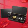 Caja de Regalo Premium Cinturón para Hombre, Piel de Vaca y Estampado de Leopardo, Lujo Ligero, Moderno Casual de Negocios para Hombres Jóvenes y de Mediana Edad, Diseño de Guepardo