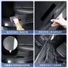 Adequado para as Novas Versões do Model Y/3 da Tesla, Faixas Protetoras para Soleira da Porta com Padrão de Fibra de Carbono, Acessórios de Modificação de Proteção Interna Venda por Atacado