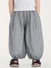Pantalones Anti-Mosquitos Changguo Clothing para Niños, Pantalones de Verano Nuevos Finos Tipo Linterna para Niños, Pantalones de Tres Cuartos para Niños