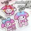 Llavero My Melody Llavero Acrílico Personaje de Dibujos Animados Anime Llavero Sanrio Accesorios Colgante Llave