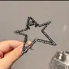 Presilha de Cabelo Metálica Grande de Tubarão da Moda para Mulheres com Acabamento de Luxo, Novo Acessório para o Cabelo para a Parte de Trás da Cabeça