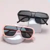 Gafas de Sol con Marco Estilo Nuevo para Niños y Niñas, Gafas de Sol Personalizadas con Protección Solar, Gafas de Sol de Moda Callejera Tendencia para Niños