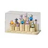 Caixa de Armazenamento de Figuras Transparente para Desktop Suporte de Exibição de Blocos de Construção Grande Capacidade Caixa de Exibição de Modelos Pop Mart Blind Box