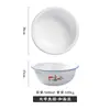 Palangana casera antigua palangana de azulejo de cerámica amasado de masa con tapa palangana de porcelana loza secado al sol amasado de salsa masa palangana de fermentación de cocina levado de masa