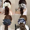 Alta Elasticidad, Elegante, Goma para el Cabello Oversize, Nuevo Scrunchie Estilo Coreano 2026, Cuerda para el Cabello Estilo Perezoso para Niñas