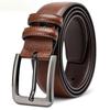 Cinturón para hombre juvenil simple combinable a la moda hebilla de pin pantalones mediana edad negocios de alta gama casual cinturón para hombre