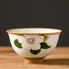 Juego de Té Cerámico Kung Fu Taza de Té Individual Taza Única Taza de Maestro Película de Apertura del Horno Ru Juego de Tazas para Degustación de Té Casero Personalizado