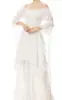 Vestido Longo Europeu e Americano Transfronteiriço Medieval de Halloween de Um Ombro Estilo Palácio Retrô para Mulheres com Babados Irregulares