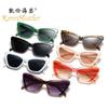 Nuevas gafas de sol de ojo de gato personalizadas 9170, gafas de sol para mujer que combinan con todo, gafas de sol sencillas transfronterizas, para tiro callejero europeo y americano