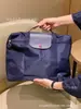 Bolsa Plegable para Computadora de Nylon con Dragón Incrustado Puede Caber Papel de Archivo A4 Portátil de 14 pulgadas Bolso de Mano Maletín Dumplings