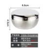 Caja de Muestras de Acero Inoxidable con Tapa Recipiente para Muestras de Alimentos Refrigerados Botella para Muestras de Comida de Comedor Escolar de Jardín de Infancia