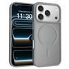 Amazon Adequado para Capa de Celular Apple 16Pro Capa de Sucção Magnética com Sensação de Pele para Iphone17 Capa Protetora Anti-Queda Escudo Prata