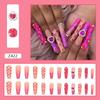 Drill wear armor gelo cor transparente flash Diamond 24 unhas postiças boxed terminado por atacado comprimidos de manicure de alta qualidade