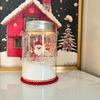 Venta caliente transfronteriza 2024 nueva lámpara portátil de Navidad lámpara de Navidad lámpara de decoración de Navidad de plástico adornos lámpara de viento LED
